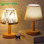product_image_name-VoltEra-Nordic Style Decorative USB Table Lamp for Bedroom Bedside Night Light - Wheat Ear Design - Gold-2