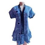 Zoe Ladies African Print Mini Dress
