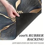 product_image_name-Generic-1pcs 60*180cm non-slip soft  absorbent irregularly shaped gray floral design -6