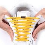 product_image_name-Generic-1 pair Elastic No-tie Shoelaces With Two Metal Eyelets, Suitable For Adults And The Elderly, Elastic Shoelaces-5