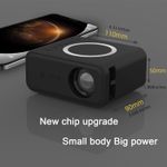 General YT300 Mini Projector Wired Wireless Same Screen Mobile Phone Home Theater Portable Rich Interface Low Noise Internal Speaker - image 4