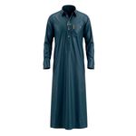 product_image_name-Generic-Men’s Classic Long Sleeve Kaftan – Premium Elegant Traditional Wear (Teal Green)-1