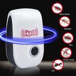 Ultrasonic Pest Electronic Plug (Indoor)Repellent - White