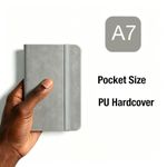 Generic A7 Pocket Notebook PU Hardcover , Small Mini Journal for Daily Use