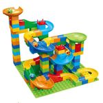Generic Marble Race Run Blocks Maze Ball Track Toy Compatible city Building Blocks - image 2
