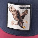 product_image_name-Fashion-Cotton Embroidered Animal Baseball Cap(White Eagle)-6
