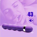 Generic SAI Multi-speed G-spot vaginal vibrator for men women-purple - image 2
