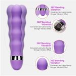 Generic SAI Multi-speed G-spot vaginal vibrator for men women-purple - image 3