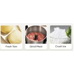 product_image_name-Synix-6L Automatic Swallow Maker Fufu pounding blender 1200W - Silver/ Black-5