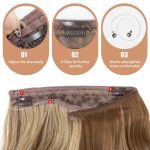 product_image_name-Fashion-Women's Clip-In U-Shaped Curly Wig - Long Wavy Perm Style (22 Inch)-8