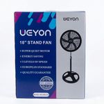 product_image_name-Generic-UEYON Professional 18-Inch Stand Fan - BUY 1 GET 1 FREE Super Quiet Cooling Set-1