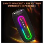 Generic Portable Mini Bluetooth Speaker Waterproof Wireless Sound Box with RGB Light – Outdoor Speaker - image 4