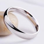 Cc Non-fade Wedding Engagement- Silver - image 2
