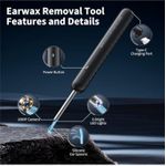Generic Wireless Ear Endoscope Earwax Removal Tool with 1080P Camera and 6 LED Lights - Smart Visual Ear Cleaner with Six-Axis Gravity Sensor for iOS and Android - image 3