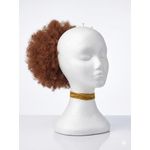 Generic Women/Girls Afro ponytail with drawstring net- light brown - Brown