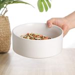 product_image_name-Generic-Ceramic Pet Bowl with Non-Slip Wood Stand - 850ml/28.7oz-7