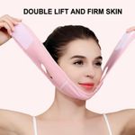 product_image_name-Generic-V Face Lifting Belt Face Slimming & Chin Support Strap-Pink-3