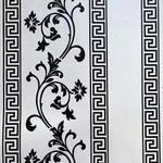 White Label Ascetic Wallpaper - 53cm x 10M --- White/Black - image 2