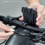 Generic Multifunctional silicone bicycle phone holder, cycling navigation mount,Rotatable Mobile Mount - image 4