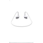 Bluetooth Anti-Lost Magnetic Silicone Neck Strap for Wireless Earbuds - White