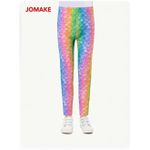JOMAKE Fish scale pattern leggings for girls aged 2-9