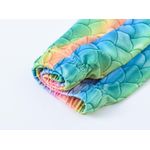 JOMAKE Fish scale pattern leggings for girls aged 2-9 - image 3