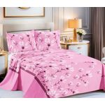 Generic 3PCS  100 % COTTON BED SHEET 1BEDSHEET +2PILLOW - image 2