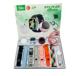 product_image_name-Generic-D99 Plus Smart Watch Combo - 7in 1 - Multicolour-2