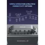product_image_name-Generic-SODLK S1116 Portable Bluetooth, Karaoke Speaker with Dual Wireless Microphones FM USB AUX - Black-6