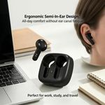 Generic Full Day Lasting Wireless Earpiece/Earphone Earphone- Black - image 4