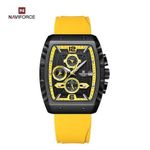 Naviforce Analog Silicon Strap Yellow - NF8025
