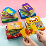 product_image_name-Generic-32 Pcs Educational Jigsaw Puzzles with Animals, Vehicles, Fruits & Vegetables - Colorful Matching Puzzles for Early Learning, Cognitive Development-1