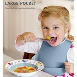 Generic Four-piece set of food-grade silicone tableware for children to train independent eating - image 5