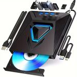 Generic 8-in-1 External DVD/CD/RW Drive (USB 3.0 & Type-C) External DVD Burner