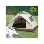 product_image_name-Generic-2-person outdoor camping tent, portable, foldable, automatic pop-up, with black glue for rain protection-1