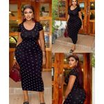 Wrap Blazer Dress- Black&White