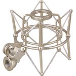 Generic Adjustable Microphone Shock Mount – Metal Suspension Holder, Silver - image 2