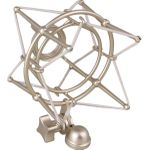 Generic Adjustable Microphone Shock Mount – Metal Suspension Holder, Silver - image 3