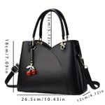 product_image_name-Gukbis-Women's handbag, casual shoulder/crossbody bag, stylish tote bag, suitable for daily use - White-4