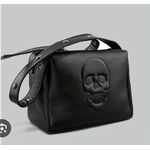 AD Men's Skull Crossbody Bag - Black