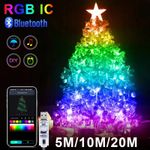 Generic RGB IC Smart String Light DIY LED Fairy Lights Programmable USB Garland Decoration - image 2