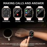 product_image_name-Generic-Latest High-Definition 2.01" Led Ultra-Clear Screen Bluetooth Call Smart Watch, Compatible With Android And Ios, Fitness Tracker - Pink-4