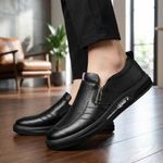 product_image_name-Fashion-Fecisum Men's Formal Causal Leather Elegance Shoes Business Shoes - Black-6