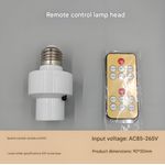 Generic Smart E27 Lamp Socket, Wireless Remote Control Lamp Holder, Timing LED Lamp Base, Remote Controlled Light Fitting - image 4