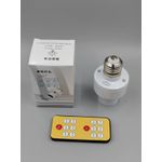 Generic Smart E27 Lamp Socket, Wireless Remote Control Lamp Holder, Timing LED Lamp Base, Remote Controlled Light Fitting - image 5