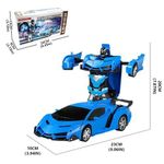 product_image_name-Generic-Electronic toys can transform into remote-controlled cars and children's remote-controlled toys - Blue-2