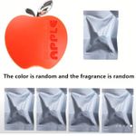 5pcs Aromatherapy Set with 1 Box, Car Air Freshener, Apple-shaped Decoration, Vent Clip Diffuser