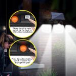 Generic Solar 3-Head Rotatable Wall Light Garden Light - image 7