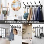Generic Coat Rack Wall Mount, Heavy Duty Stainless Steel Coat Hook - image 7