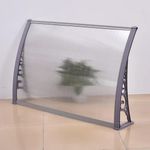 product_image_name-Generic-Front Window and Door Hollow For Rain and Sun 100x150cm - Black -2